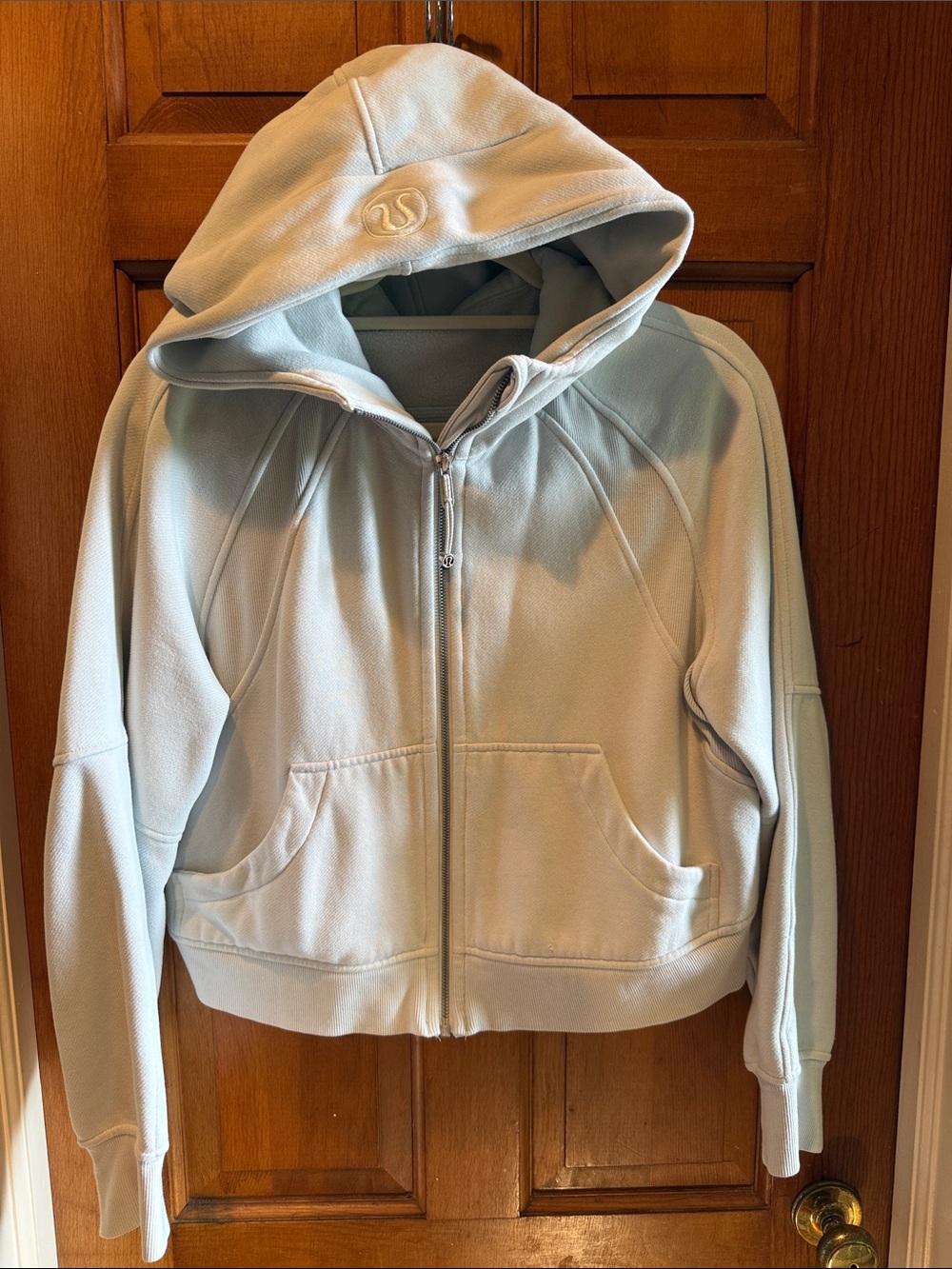 lululemon athletica Light Blue Full‑Zip Hoodie
